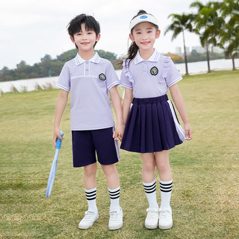 Kindergarten Uniforms, Summer Graduation Uniforms for Boys and Girls, Short-Sleeved Suits, Primary and Secondary School Students' Sportswear, June 1St Performance Clothes