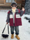 Boys' down Jacket Winter Thickened 2025 New Style Boys' Baby Winter Clothing Fashionable Children's White Duck down Warm Coat