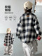 Children's Clothing Boys' Shirts Spring and Autumn 2025 New Autumn Boys' Shirts for Older Children Long-Sleeved Jackets Cool and Trendy