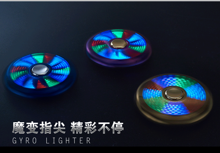 Xoay ngón tay con quay hồi chuyển vòng cung đôi sạc nhẹ cá tính nam cách nhiệt sáng tạo laser thủy triều để gửi bạn trai bật lửa clipper