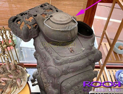 Европейский оригинал 5 кг крупный железный горшок с железным чайником Ультра -высокая способность оригинальная поддержка плиты