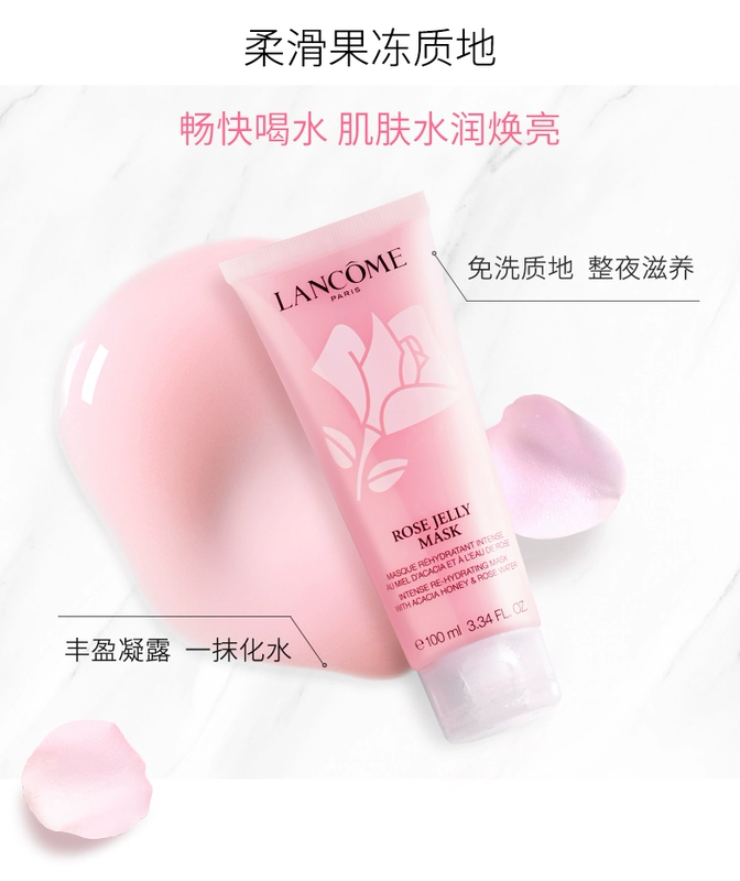 Lancome Clear Rose Jelly Hydrating Water Mask 100ml dưỡng ẩm làm dịu đỏ
