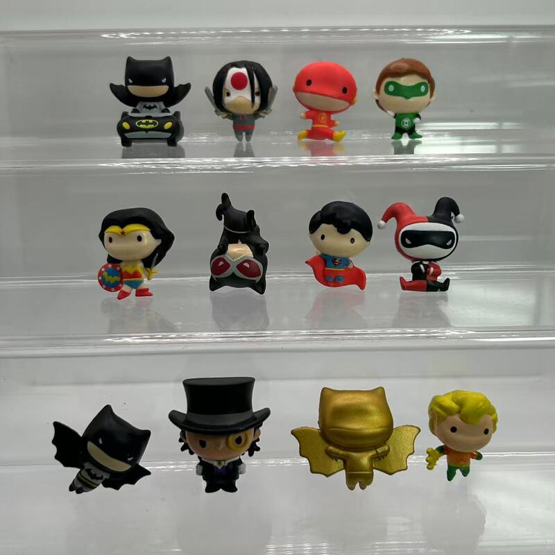 Authentic Dc Comics Batman Catwoman Wow! Stuff Mini Doll Hanging Chain Figure DIY Accessories