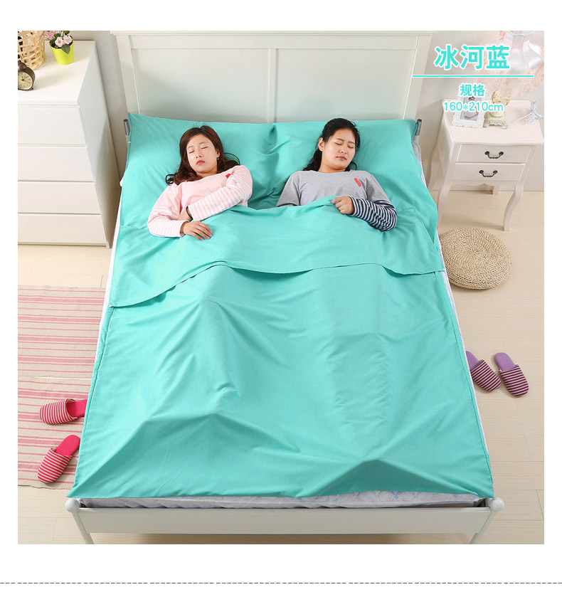 Chống bẩn du lịch khách sạn trên bẩn túi ngủ sheets khách sạn xách tay đôi túi ngủ du lịch với pillowcase travel túi ngủ