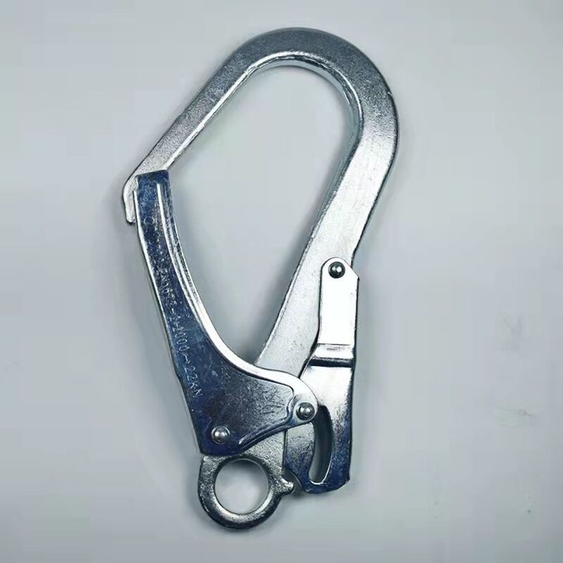 Galvanized Large Steel Hook Safety Belt Large Hook Open Hook Large Size Construction Site Safety Belt Accessories Spare Parts Hook