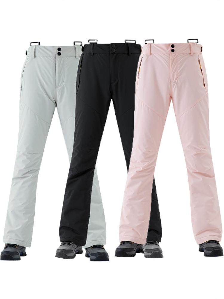 Adult Ski Pants for Women, Single and Double Board Overalls, Professional Ski Wear for Men, Windproof, Thickened, Warm, Waterproof Pants