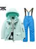 Children's Ski Clothing for Boys and Girls, Small, Medium and Large Kids, Split Windproof and Waterproof Professional Snow Country Equipment Set, Quick-Drying Clothing