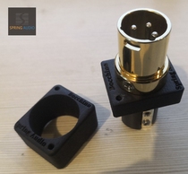 Australian plug king Bocchino plug changed to XLR balanced socket straight-through transparent fax sound quality