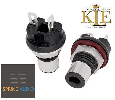 Australia KLE signal RCA seat Perfect ultimate silver version HiFi audio fever seat lotus socket high fidelity