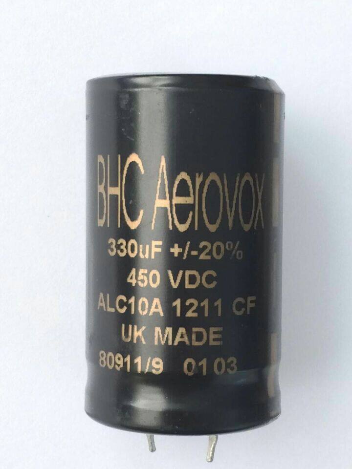 Wu Gang new inventory: British BHC Aerovox gold word capacitor 450v 330uF