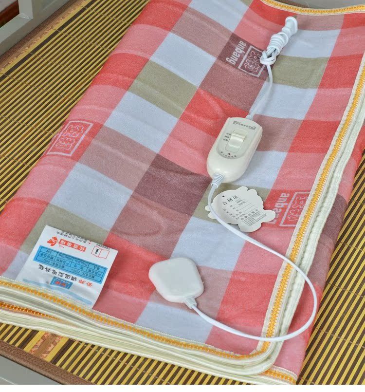Độc điện chăn an toàn nhiệt dày không thấm nước ký túc xá giường điện dành cho nam giới và phụ nữ ký túc xá sinh viên nhà 1,2 m 0,9 - Chăn điện chăn sưởi