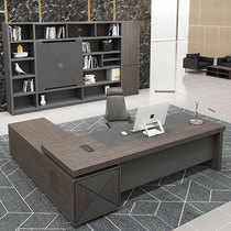 Office furniture boss office desk office simple modern large class Table Office table and chair combination