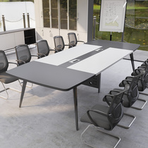 Office furniture meeting table and chair combination simple modern bar Training Desk conference room negotiation table rectangular