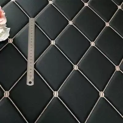 Embroidered soft leather fabric ktv background wall thickened with sponge Puskin anti-collision wall sticker black diamond bag ktv door wall