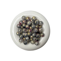 Посыпать золото, синий -пурпурный 10 мм [1 кошельки установки] около 400 штук