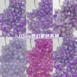 Бусы ручной работы, браслет из бисера, ожерелье, бусины, 10mm, цветочный принт