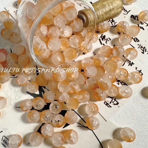 Стеклянная матовая луна, матовые бусины, браслет из бисера ручной работы, аксессуар с аксессуарами, «сделай сам»