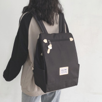 Computer backpack mens school bag womens Korean version Harajuku ulzzang high school college student versatile large capacity backpack female