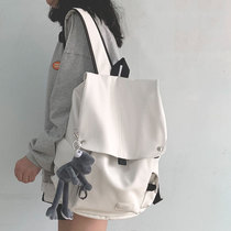Boomer Double Shoulder Bag Men 2021 New Casual Large Capacity Travel Computer Backpack High School College Student Bag Girl