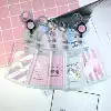 Work card student brand card cover Lanyard cartoon telescopic hard shell cute protective cover rice card female male card nine