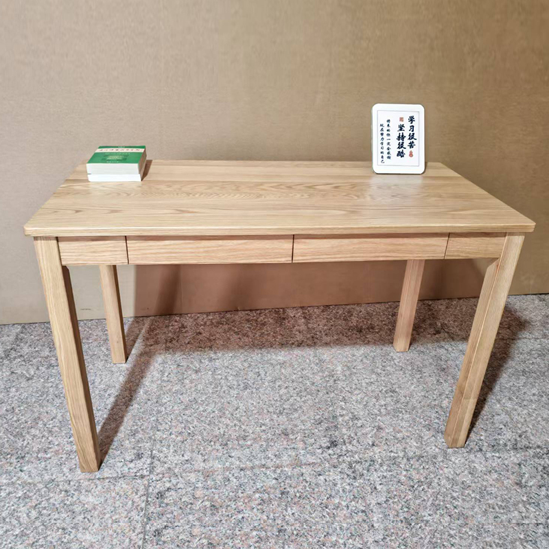 Solid Wood Desk, Simple Home Computer Desk, Dressing Table, Study Room, Bedroom, Student Desk, Office Desk, Workbench, Oak Table