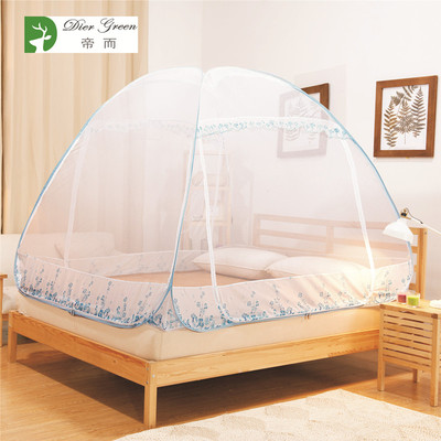 免安装蒙古包加密家用蚊帐