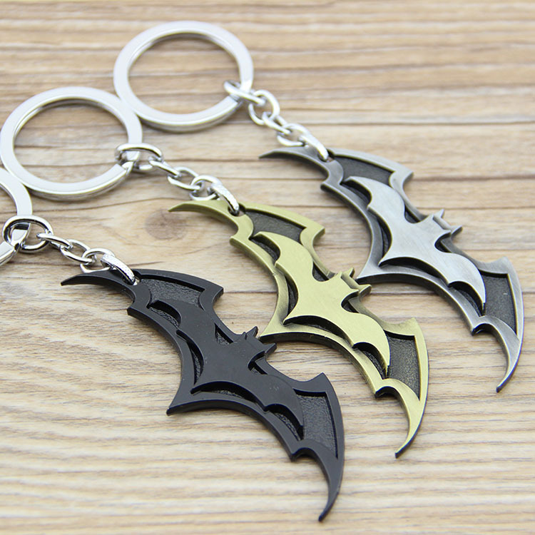 Bat Keychain Bat Logo Dart Model Metal Car Key Ring Bag Pendant for Men and Women Couples Bat Keychain Bat Logo Dart Model Metal Car Key Ring Bag Pendant for Men and Women Couples