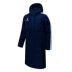 Kelme Carl vẻ đẹp áo khoác thể thao nam cotton phù hợp với áo khoác bóng đá dài qua đầu gối áo khoác cotton ấm áp mùa đông Quần áo độn bông thể thao