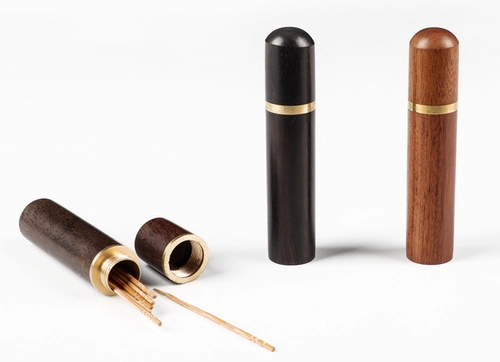 Портативная деревянная маленькая коробка для хранения из сандалового дерева для путешествий, система хранения