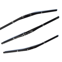 Black rider 9-degree mountain bike handlebar ultralight full carbon fiber bike straight to pass the cross fitting