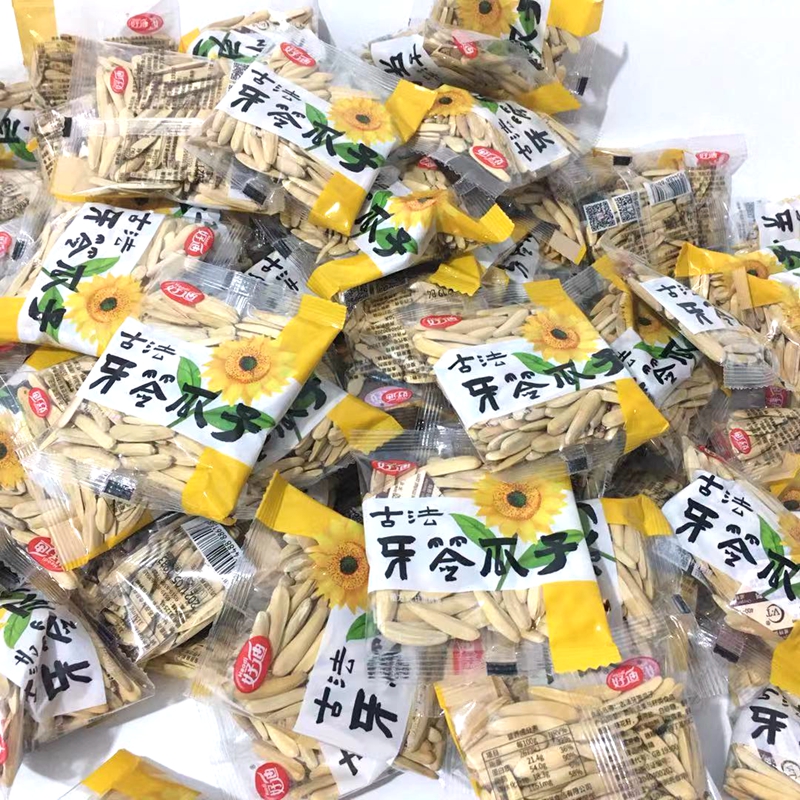 Good Digufa Toothpicks Melon Seeds Stir-fried Horse Teeth Small Package White Leather Five-Spice Bagged Original Taste Sunflower Seeds 500g