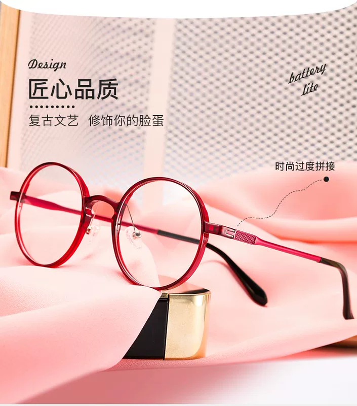 Kính cận thị nữ retro tròn gọng siêu nhẹ kính cận là thấu kính gì