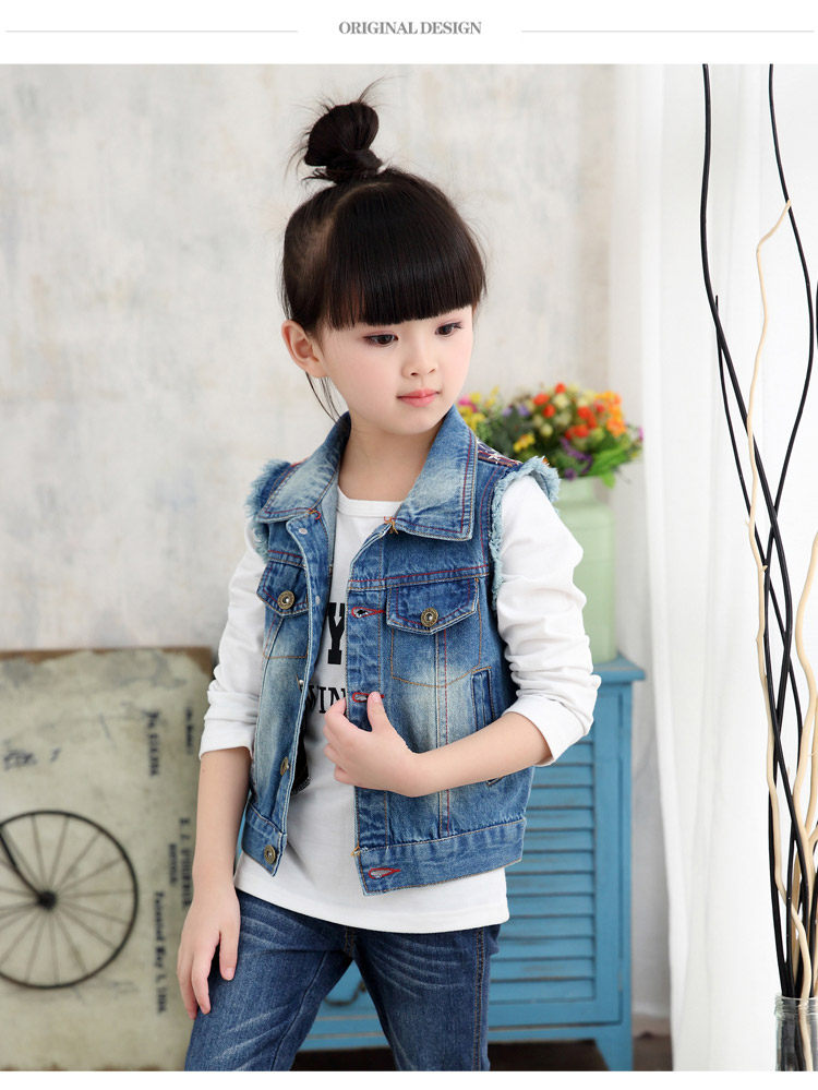 Gilet fille en toile - Ref 2070742 Image 35