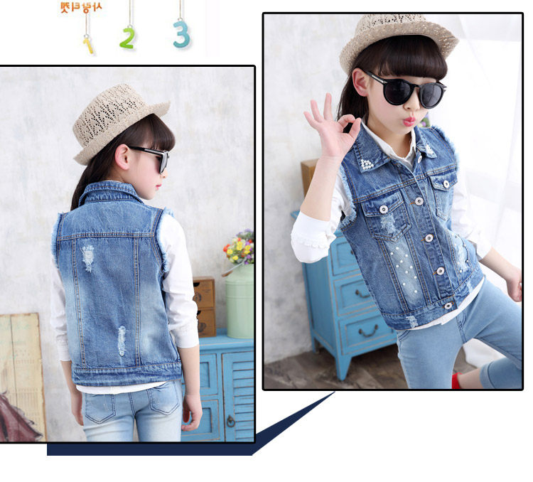 Gilet fille en toile - Ref 2070742 Image 18