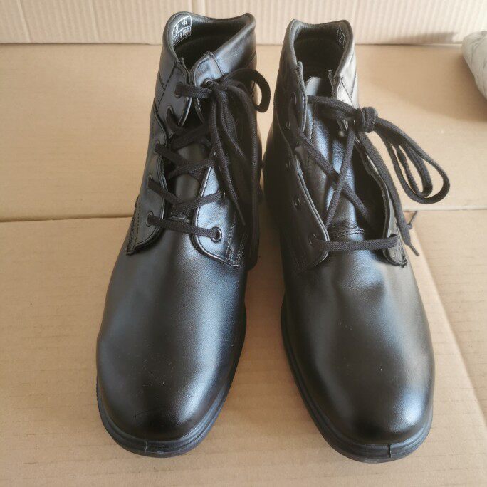 Flaw Suede Leather Shoes Man Style Chill Shoes Fu Middle High Cylinder Genuine Leather Lacing Round Head Winter Plus Suede Cotton Leather Shoes