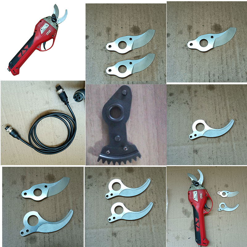Yate 3 cm electric scissors accessories fruit tree pruning shears rechargeable lithium battery scissors scissors head blade