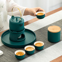 Dry bubble table kung fu tea set small set of high-grade household living room ceramic Japanese light luxury office tea