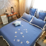 Khăn trải giường mùa hè, chăn ba mảnh, một mảnh, máy lạnh đơn mùa hè, được phủ bởi khăn trải giường Hàn Quốc