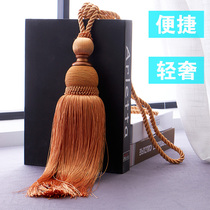 Curtain accessories European-style minimalist Curtain Strap Tie Rope Hanging ball Curtain Accessories Ornament Streaming Suo Hook Tied Ball