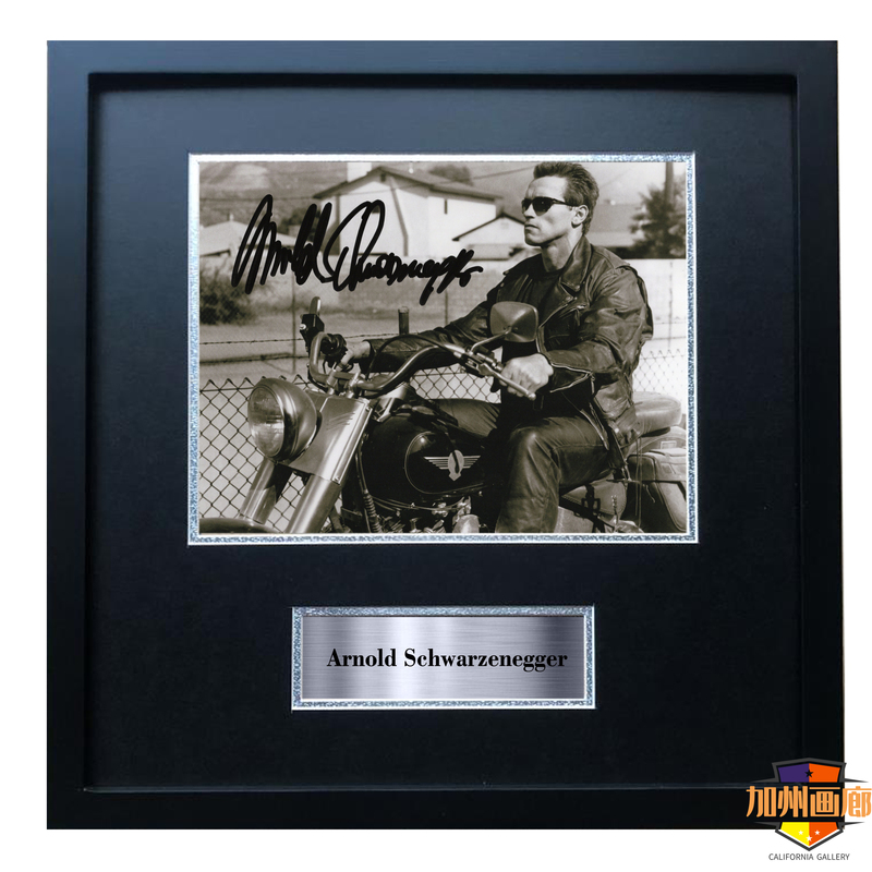 Schwarzenegger Terminator Autographed Replica Photo Frame Decorative Painting Poster Wall Art Merchandise Collectible