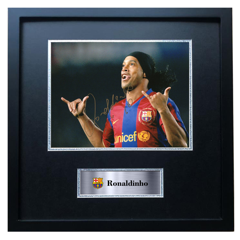 Ronald Dinio Xiaolu Signature Photo Replica Photo Frame Framed Hanging Painting Jersey Decorative Painting Poster Barcelona