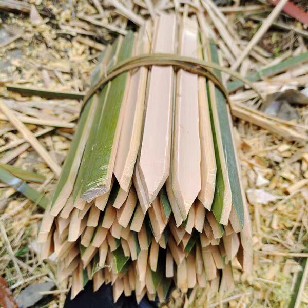 Engineering Surveying Bamboo Sticks Single-Pointed Bamboo Stake Construction Site Layout and Surveying Bamboo Stake Ground Insertion Bamboo Stake Surveying Bamboo Stake