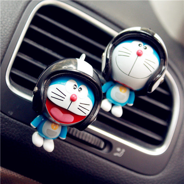 Safety helmet jingle air outlet insert jingle cat car air conditioner outlet accessories car perfume