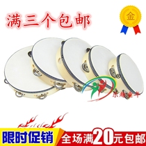 Dance props handbell Orff music kindergarten handbell childrens percussion instrument tambourine performance hand drum