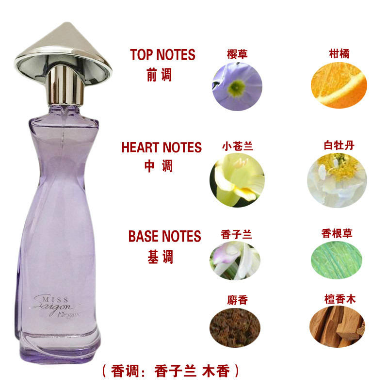 Việt Nam đích thực SCC Saigon Miss - nước hoa quý cô thanh lịch 50ML 1 chai miễn phí nước hoa forever