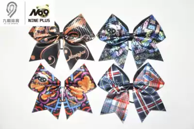 NINEPLUS European and American super large fashion cheerleading bow new selfie hair accessories British style original design