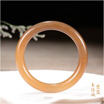 (Xiaxia Yuyu Pavilion) Xinjiang Hetian Jade and end material whole sugar bracelet material bracelet jade bracelet sugar bracelet