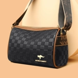 Сумка через плечо, кожаная сумка на одно плечо, подушка, из натуральной кожи