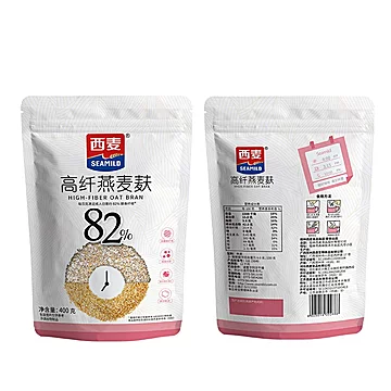 【西麦】西麦高纤燕麦麸400g