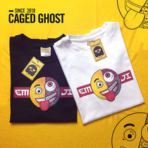 National tide caged ghost spoof emoji emoji T-shirt short sleeves tee clothes male tide brand trend ins